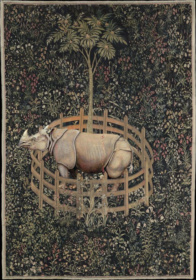 The Hunt of the Rhinoceros (after: “The Unicorn Tapestries, The Hunt of the Unicorn”)