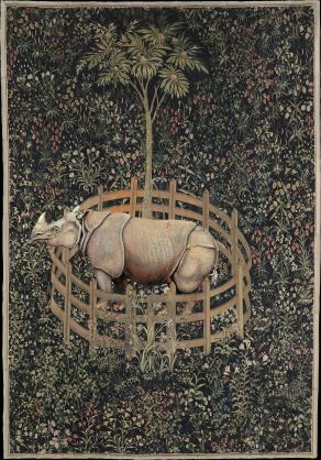 The Hunt of the Rhinoceros (after: “The Unicorn Tapestries, The Hunt of the Unicorn”)