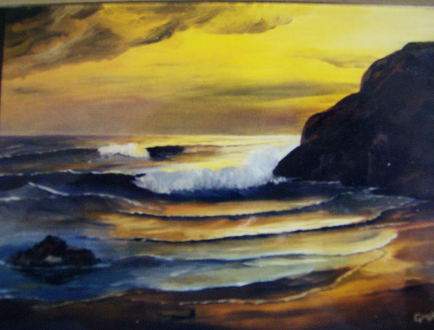 LG 0088 - Tramonto di Liguria