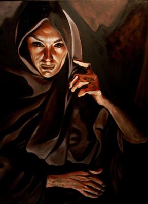 Alessandro Scannella (Italia) – L'ironia della sorte - olio su tela - 50 x 70