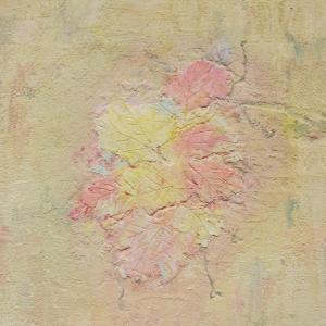 frammenti autunnali - affresco su legno compensato-40x50x2