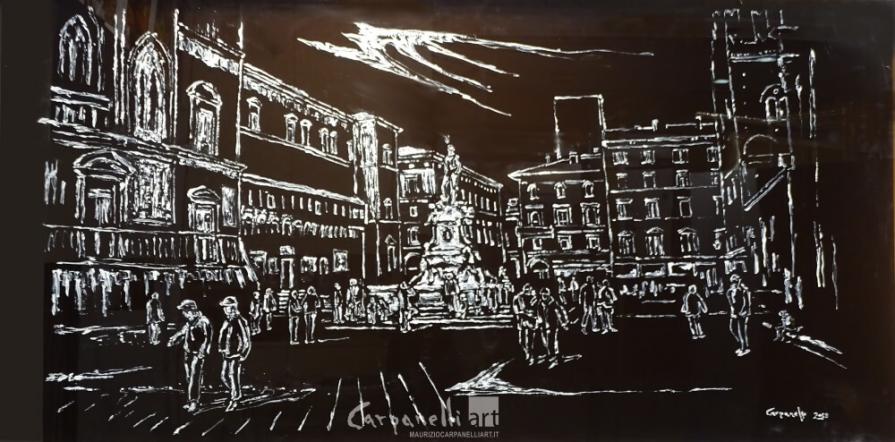 Bologna: passeggio in Piazza del Nettuno