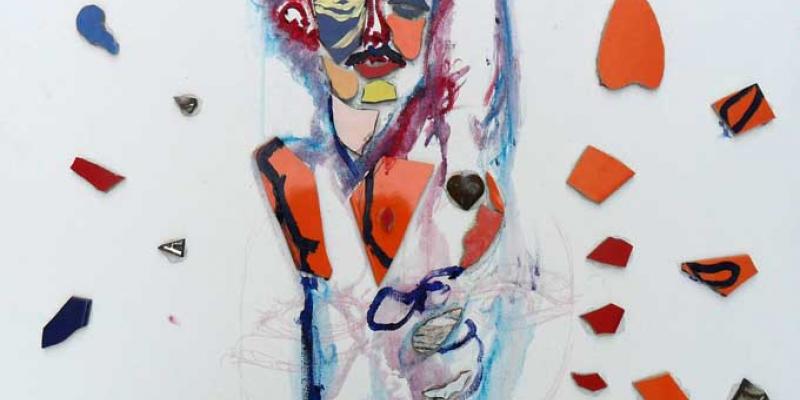 Azione pittorica col poeta Simone Giorgino ed il musicista Claudio Prima