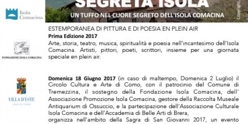 Termine di iscrizione per evento " Segreta Isola " - Isola Comacina Lago di Como Termine di iscrizione per evento " Segreta Isola " - Isola Comacina Lago di Como