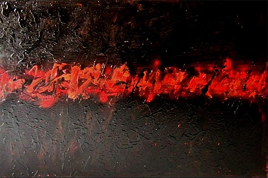 Tramonto in veste nera.