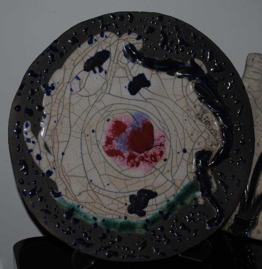 piato in ceramica RAKU