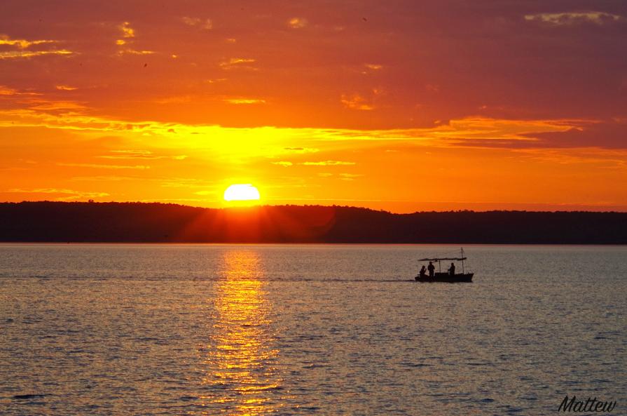 Sunset in Cienfuegos (Cuba)