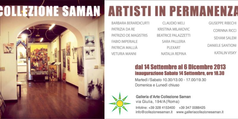 Artisti in permanenza Galleria Saman