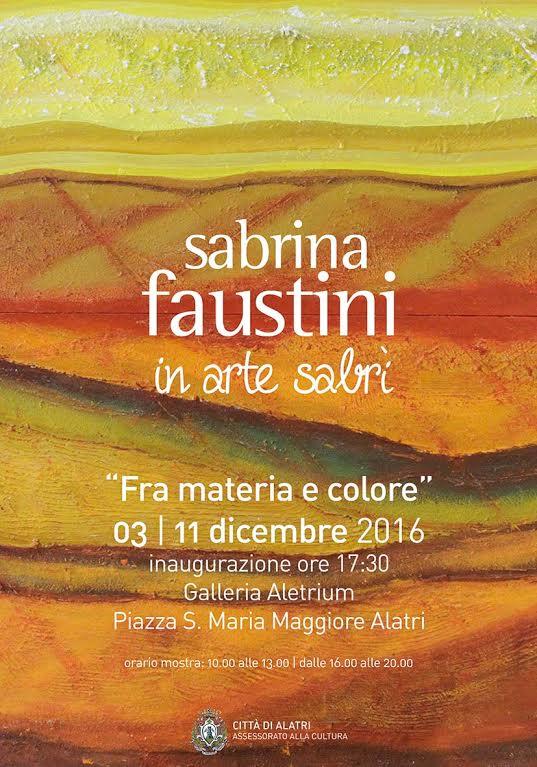 FRA MATERIA E COLORE 