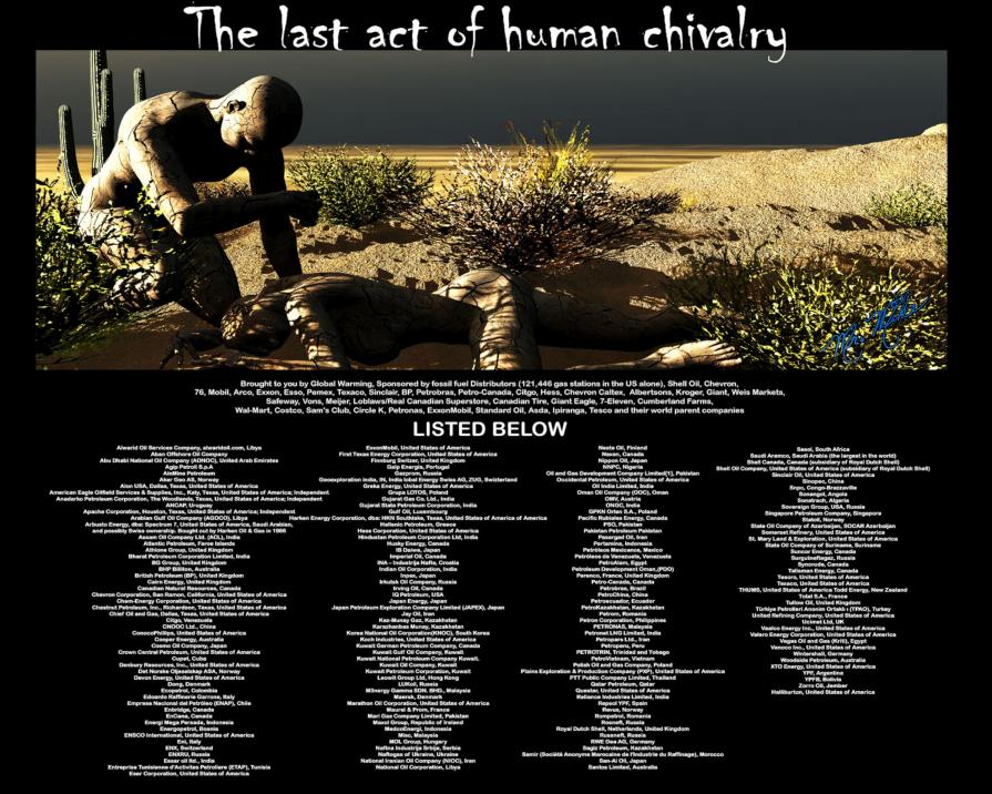 The last act of human chivalry