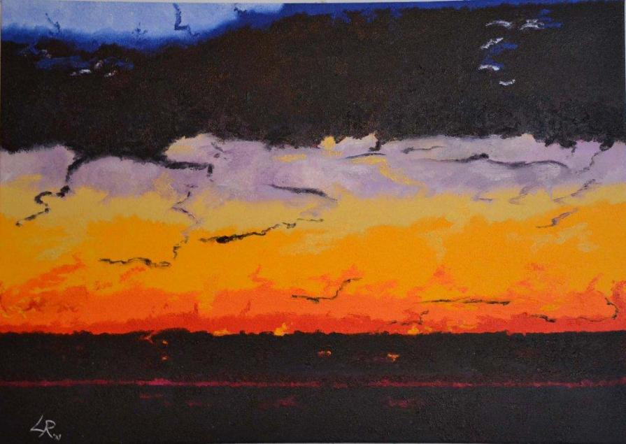 oscillazione al tramonto - compressione