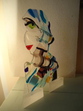 Petit poème en verre H45 Des pièces de mon ÂME/ pezzi/ monete/o stanze dell’anima mia/in un giorno d