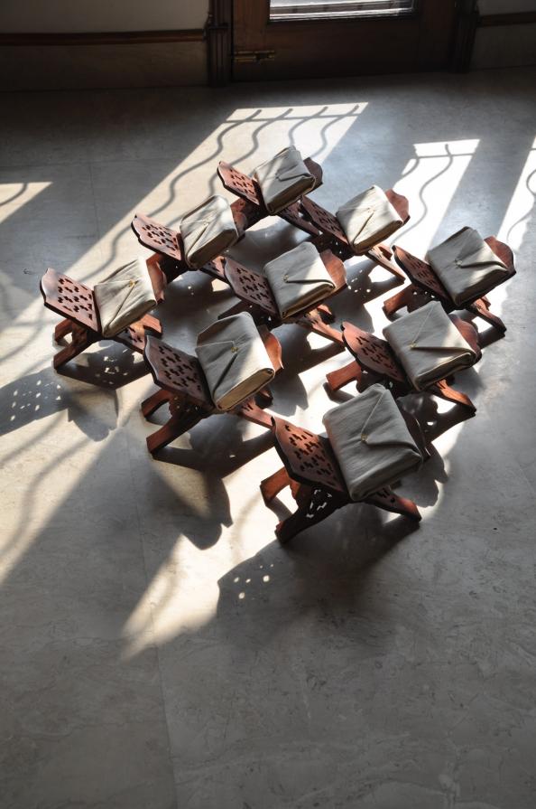 nine book installation nine book installation