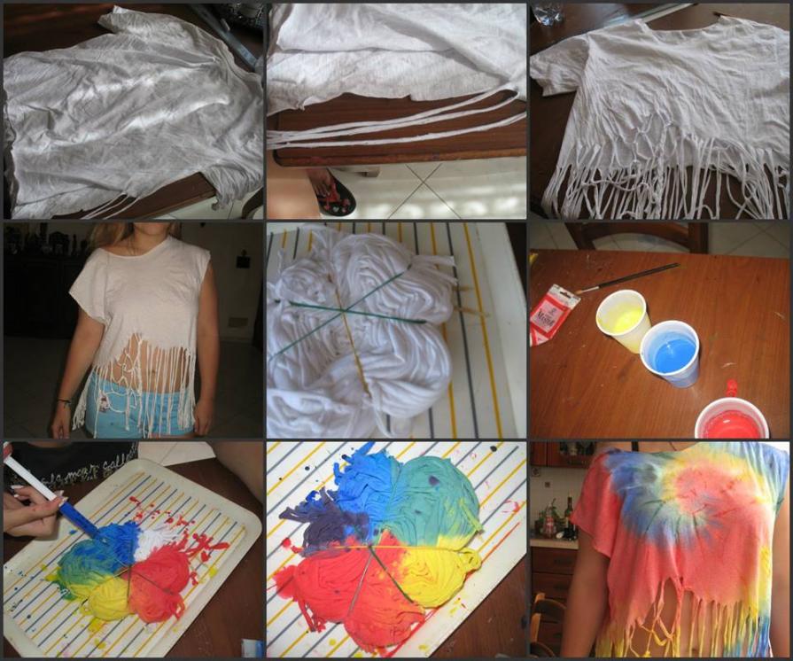Realizzazione Rainbow T-shirt