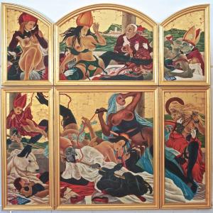 The Cloisters Last Supper/Eve and The Pope's Walking Stick