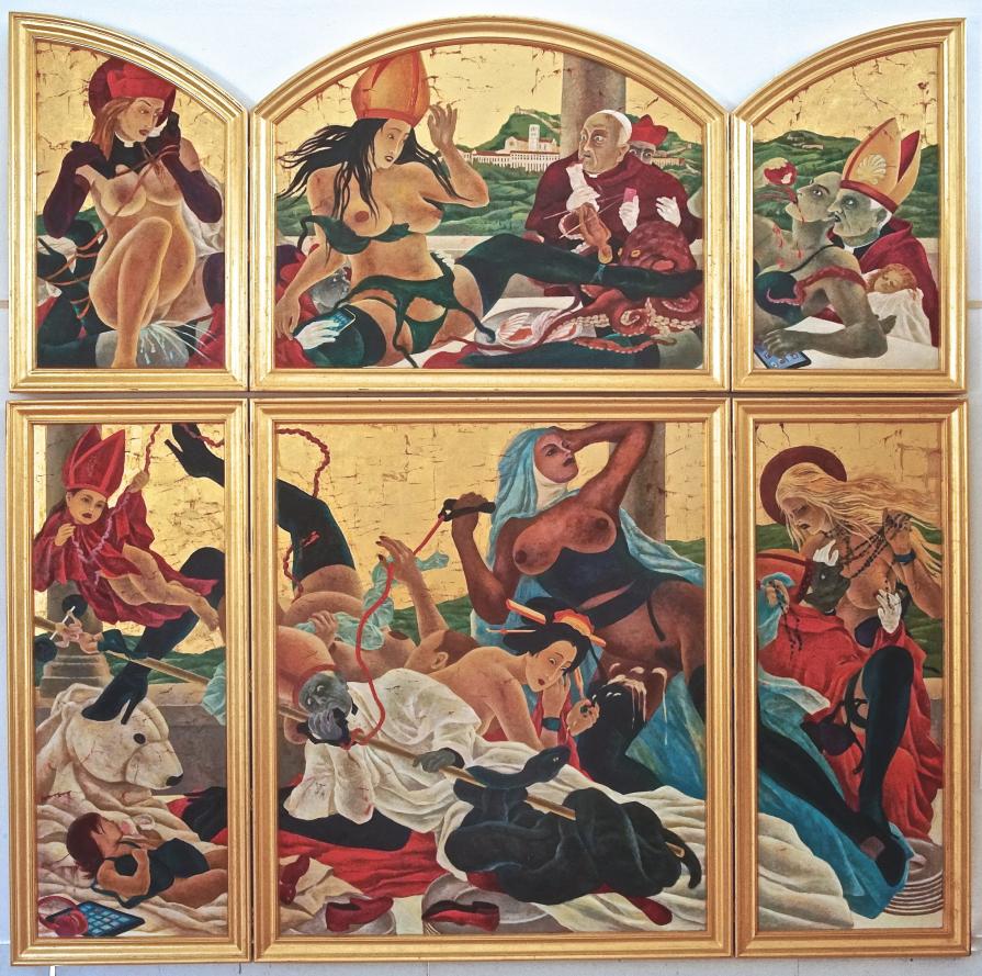 The Cloisters Last Supper/Eve and The Pope's Walking Stick