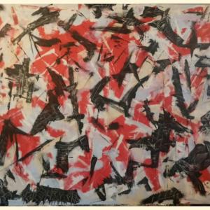 Irrequieta passione acrilico su tela 120 x 100