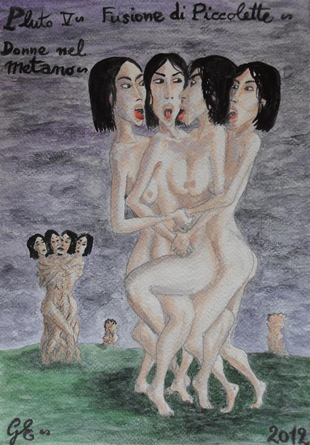 Pluto V - Donne nel metano - Fusione di Piccolette (particolare)