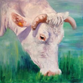 Mucca al pascolo ( Sold ) 