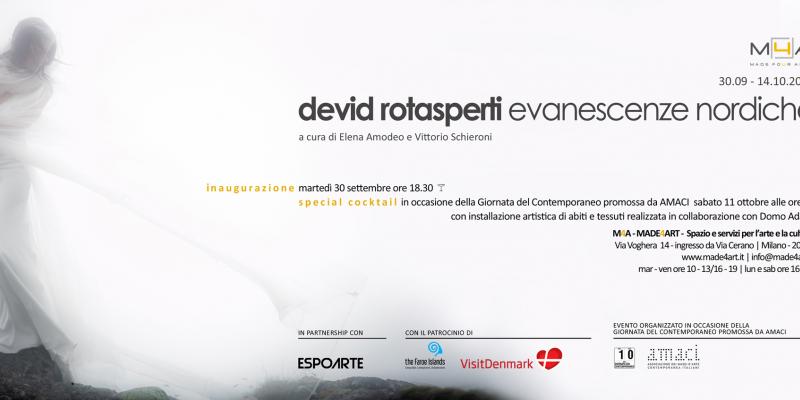 Giornata del Contemporaneo promossa da AMACI | "Devid Rotasperti. Evanescenze nordiche" Giornata del Contemporaneo promossa da AMACI | "Devid Rotasperti. Evanescenze nordiche"