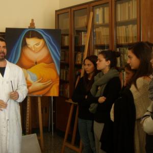 Lezione d'Arte presso Liceo delle Scienze Umane di Rimini