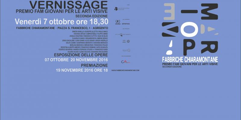 PREMIO FAM GIOVANI PER LE ARTI VISIVE PREMIO FAM GIOVANI PER LE ARTI VISIVE
