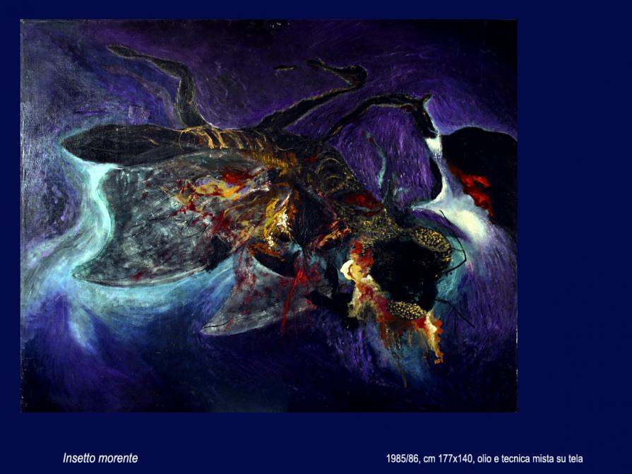 insetto morente