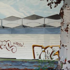 Capannone sulla strada statale Feltrina