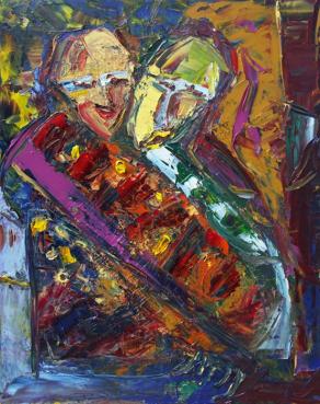 swallow couple in their nest