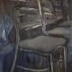 Three Chairs - oil on canvas - Julie Liebling © 2012 