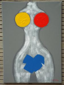 DELATOUR Alain - feuille de vigne bleue