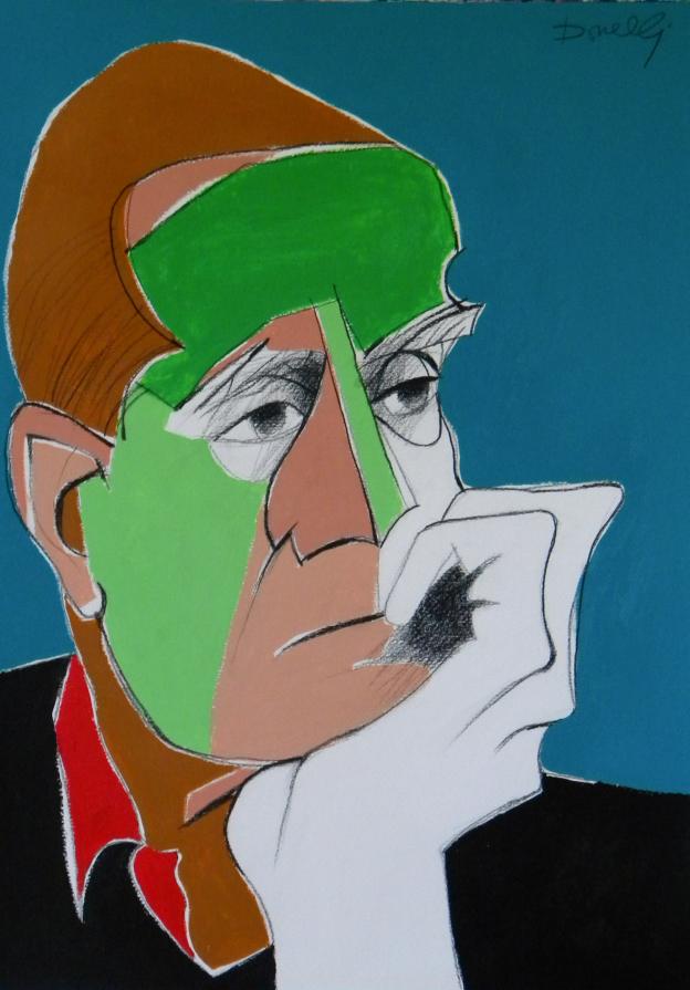 Ritratto di Alberto Moravia / Portrait of Alberto Moravia 