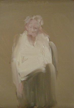 Woman with White Sweater