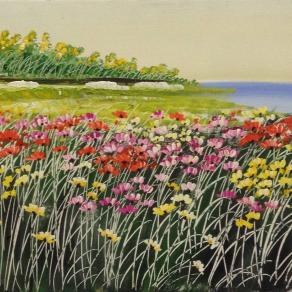 Costanzo Mantovani (Italia) - Paesaggio - olio su tela 70 x 50