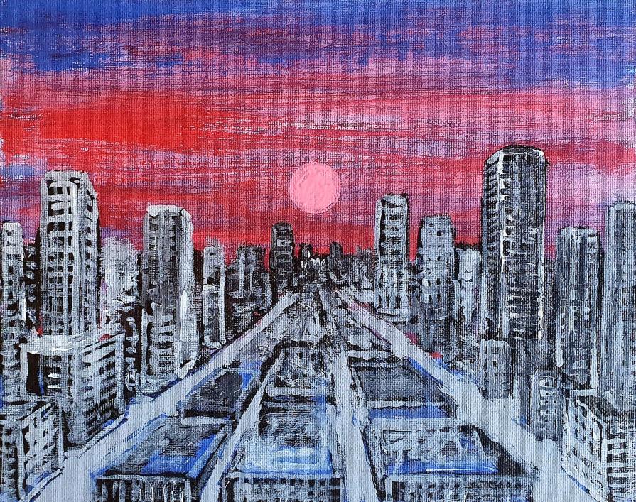 Tramonto sulla città morta