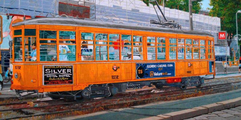 Il tram di Milano. Vincitore del 1° premio della 14° edizione del SATURA PRIZE Genova 2009