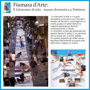  “1 Km di tela”, Fiumara d’ Arte.