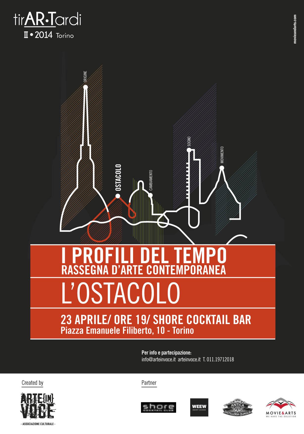 A Torino, gli artisti interpretano i tic tac de “I Profili del Tempo”, la rassegna giunta al secondo appuntamento con la mostra “L’Ostacolo”.