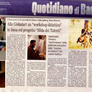 Alla Globalart trasformata in una Factory Alla Globalart trasformata in una Factory