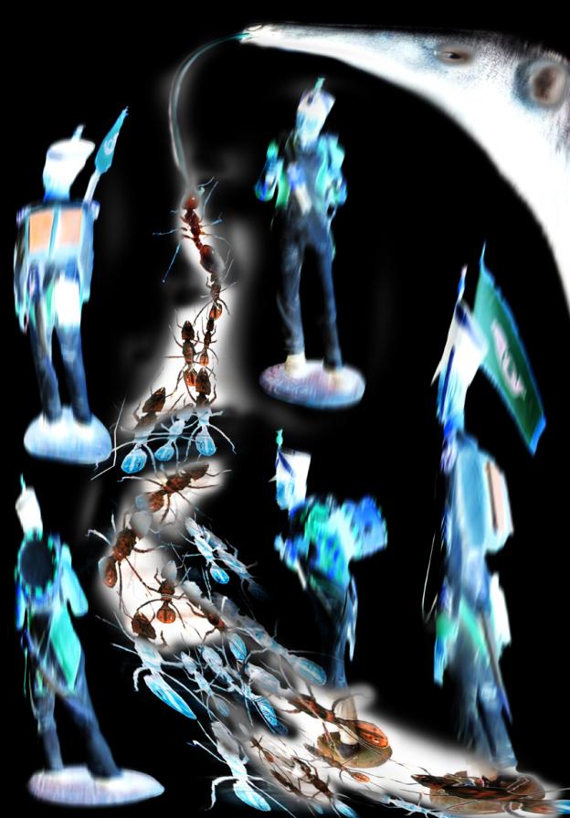 prigionieri del sistema.. tutti in fila filissima,io in fila per un pezzo di pane.