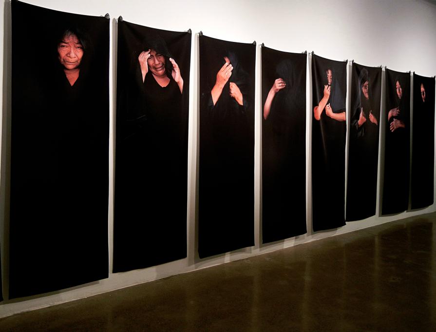 mantillas. The weepers. mantillas. The weepers.