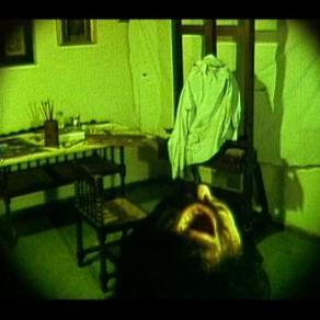 Fotogramma dal film "discorso teorico della Pittura", super 8 mm, 1975