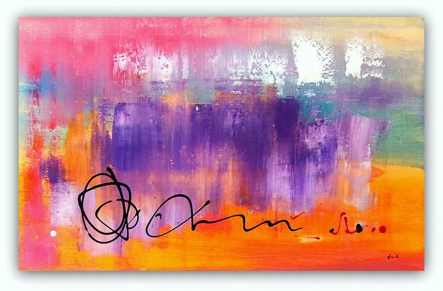 QUADRI ASTRATTI MODERNI  " SANADER ART " DIPINTI A MANO PITTURA  ASTRATTA MODERNA