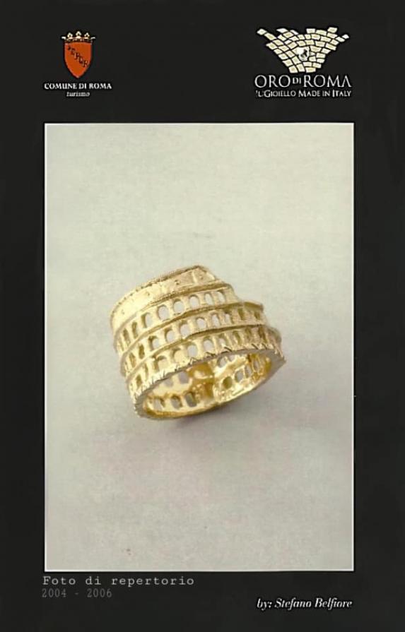 Anello Colosseo Originle Gioiello DI Roma