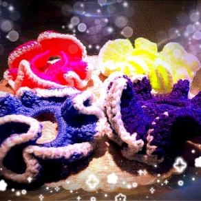 Lacci per capelli all'uncinetto