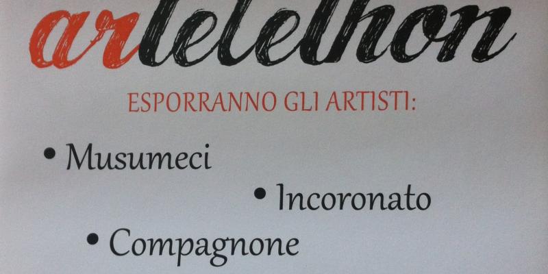  Esposizione artistica evento "Artelethon" nel contesto della maratona Telethon 2014