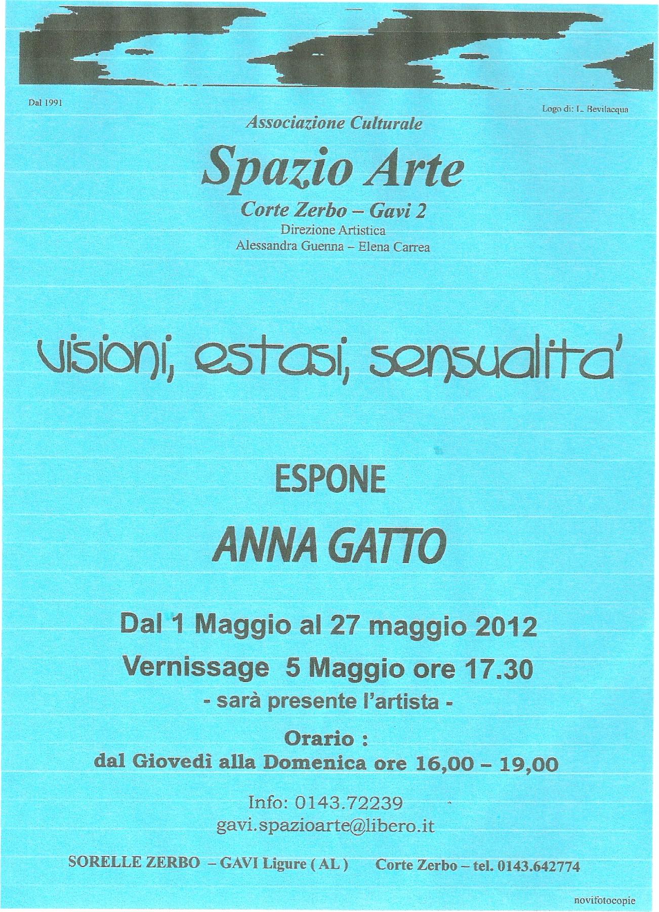 VISIONI, ESTASI, SENSUALITA’