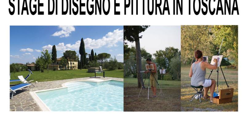 Stage di disegno e pittura in Toscana