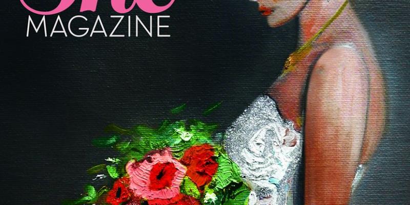 One of my works for the Cover of the February Issue "She Magazine".