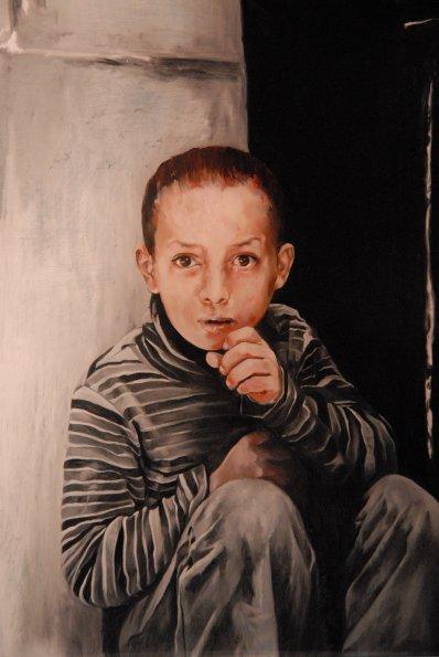 "tana" olio su vetro